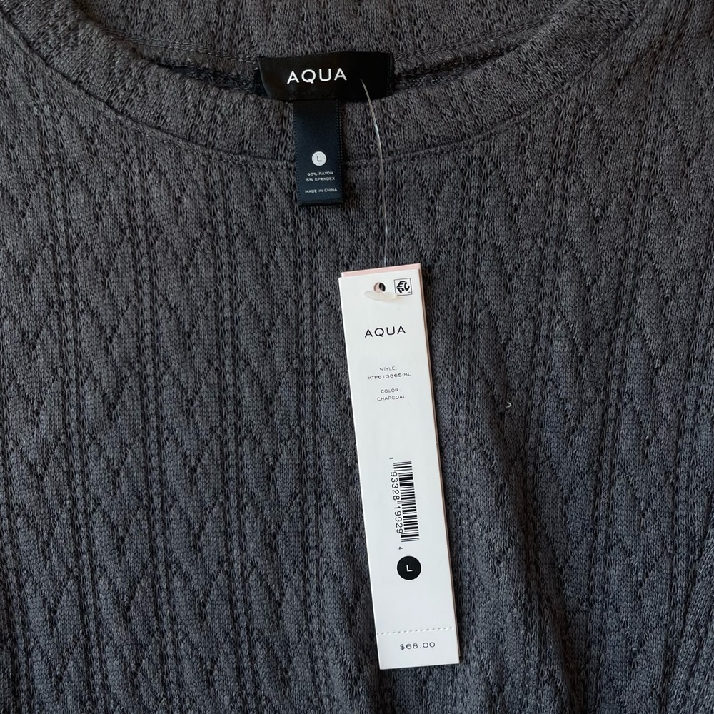 Aqua Long Sleeve sweater - Picture 3 of 3